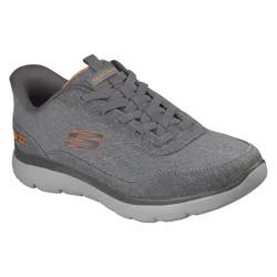 Skechers Men's Slip Ins Summits Strux, Charcoal, Size 9