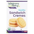 slide 1 of 1, Wholesome Pantry Vanilla Cream Sandwich Cookies, 12 oz