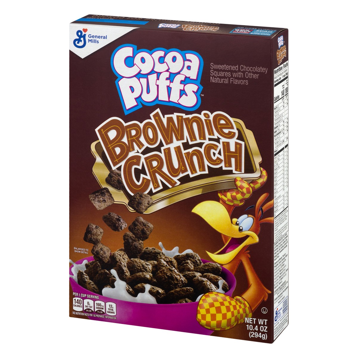 slide 6 of 10, Cocoa Puffs Brownie Crunch Breakfast Cereal, 10.4 oz, 10.4 oz