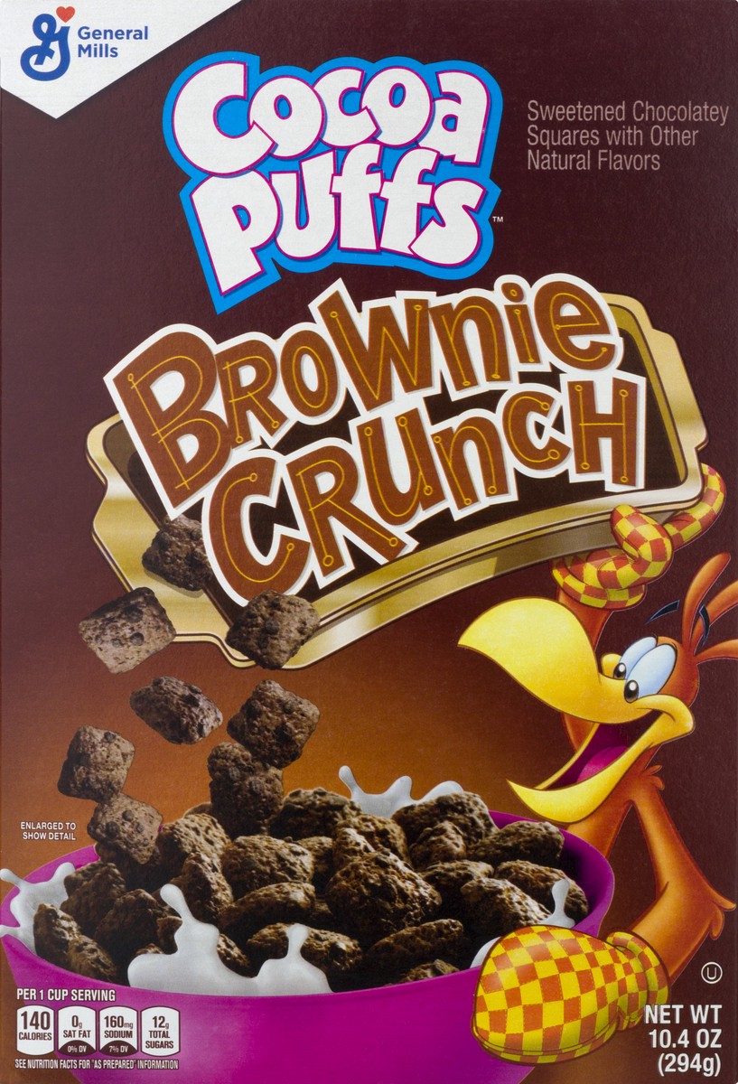 slide 7 of 10, Cocoa Puffs Brownie Crunch Breakfast Cereal, 10.4 oz, 10.4 oz