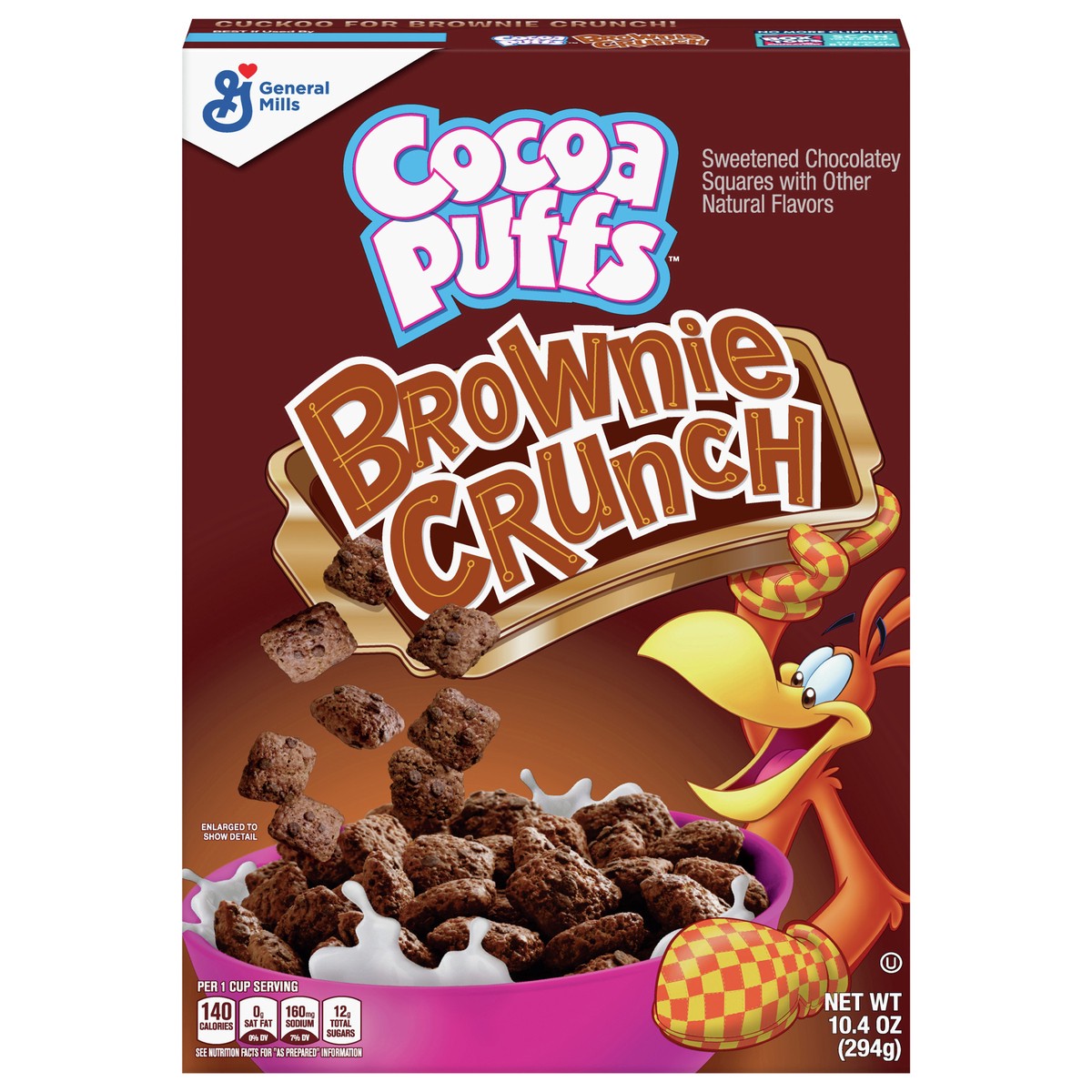 slide 1 of 10, Cocoa Puffs Brownie Crunch Breakfast Cereal, 10.4 oz, 10.4 oz