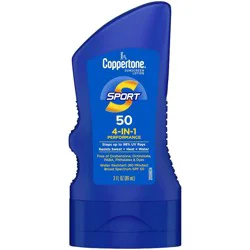 Coppertone Sport SPF 50 4-In-1 Performance Sunscreen Lotion 3 fl oz