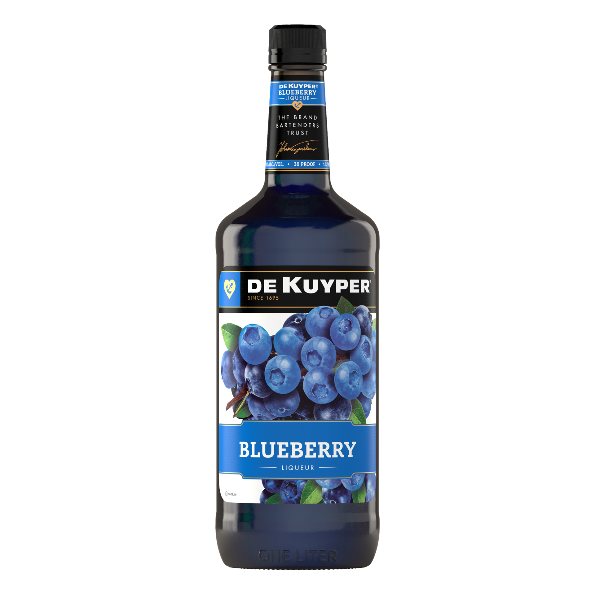 slide 1 of 1, DeKuyper Blueberry Schnapps Liqueur 1 L, 1 liter