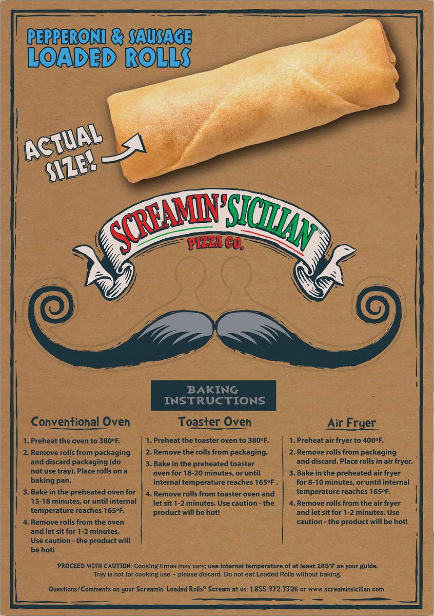slide 5 of 13, Screamin' Sicilian Screamin Sicilian Combination Loaded Rolls, 