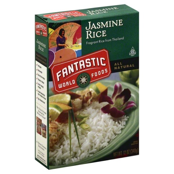 slide 1 of 1, Fantastic World Foods Jasmine Rice, 12 oz