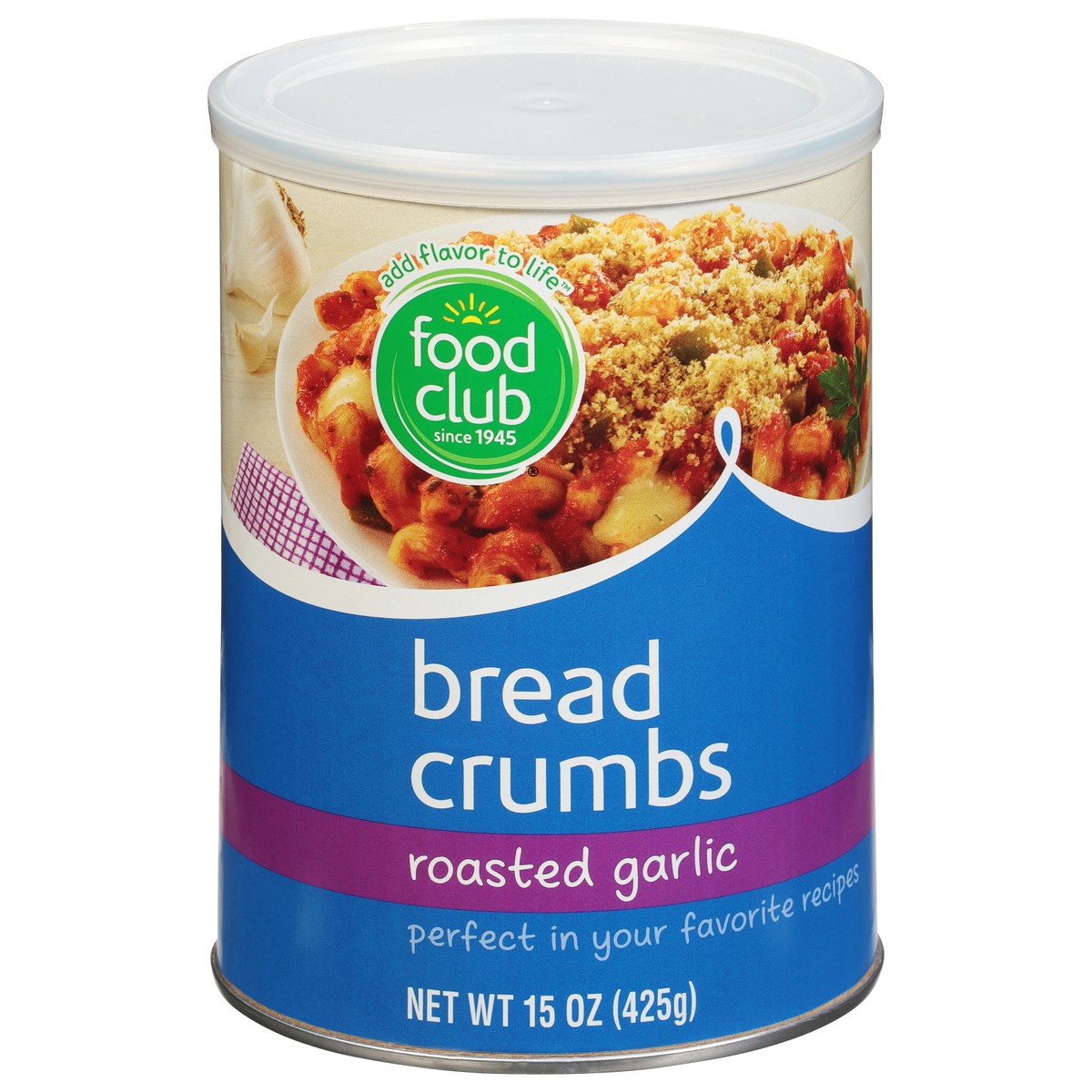 slide 11 of 11, Food Club Roasted Garlic Bread Crumbs 15 oz, 15 oz