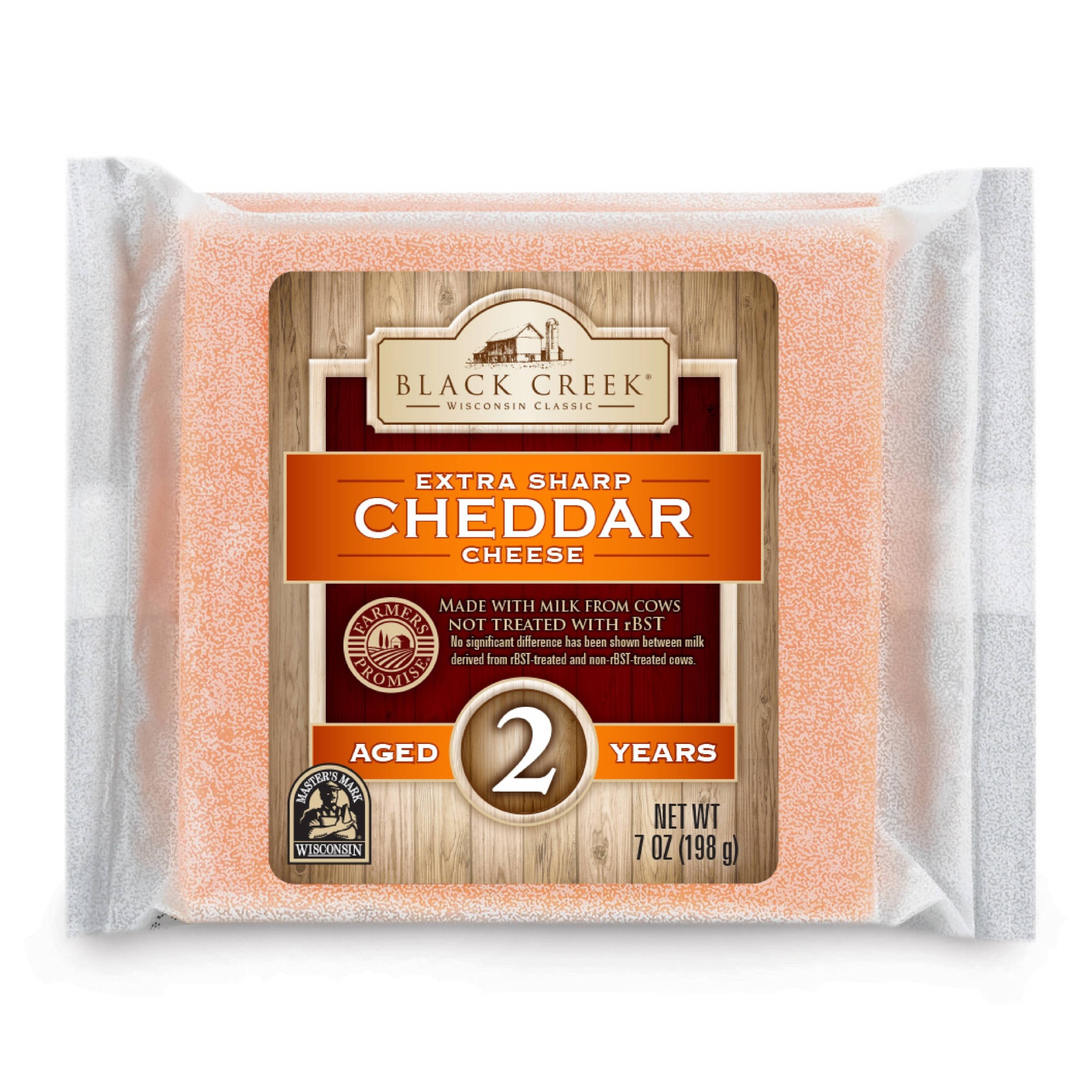 slide 1 of 1, Black Creek 2-Year Extra Sharp Cheddar Cheese, 7 oz