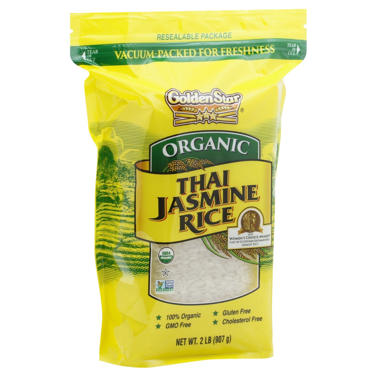 slide 2 of 9, Golden Star Organic Jasmine Rice, 2 lb