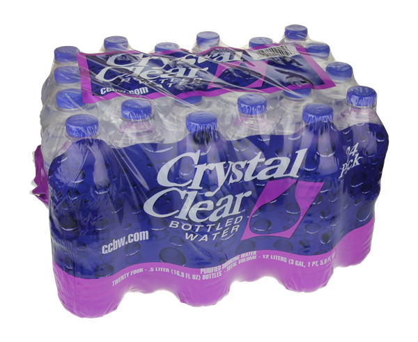 slide 1 of 1, Crystal Clear Bottled Water - 16.9 fl oz, 16.9 fl oz