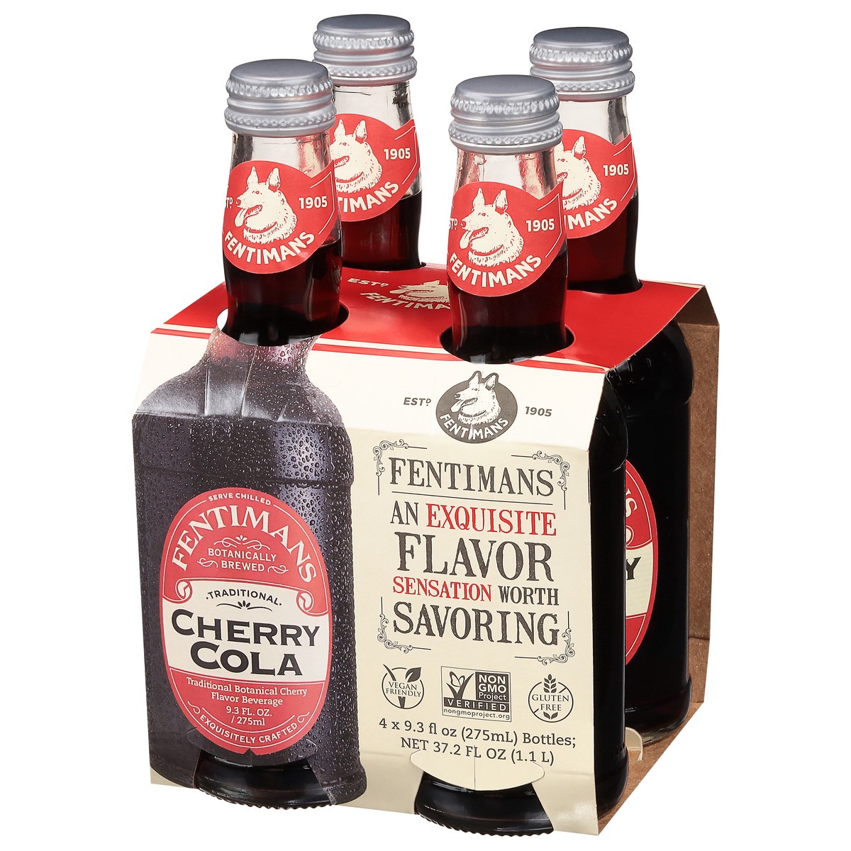 slide 13 of 13, Fentimans Cola Cherrytree 4Pk, 37.2 fl