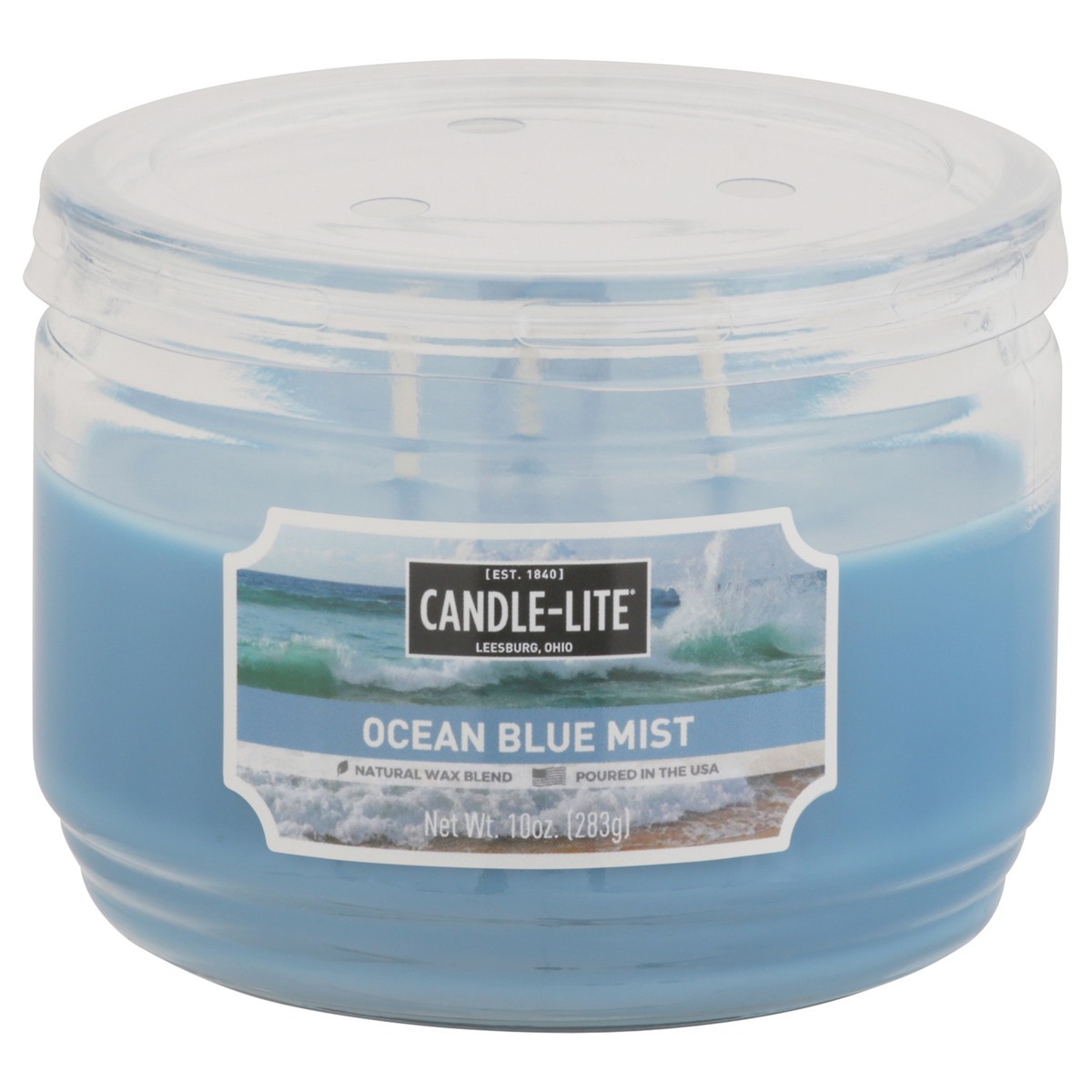 slide 1 of 11, Candle-Lite Ocean Blue Mist Candle 1 ea, 1 ct