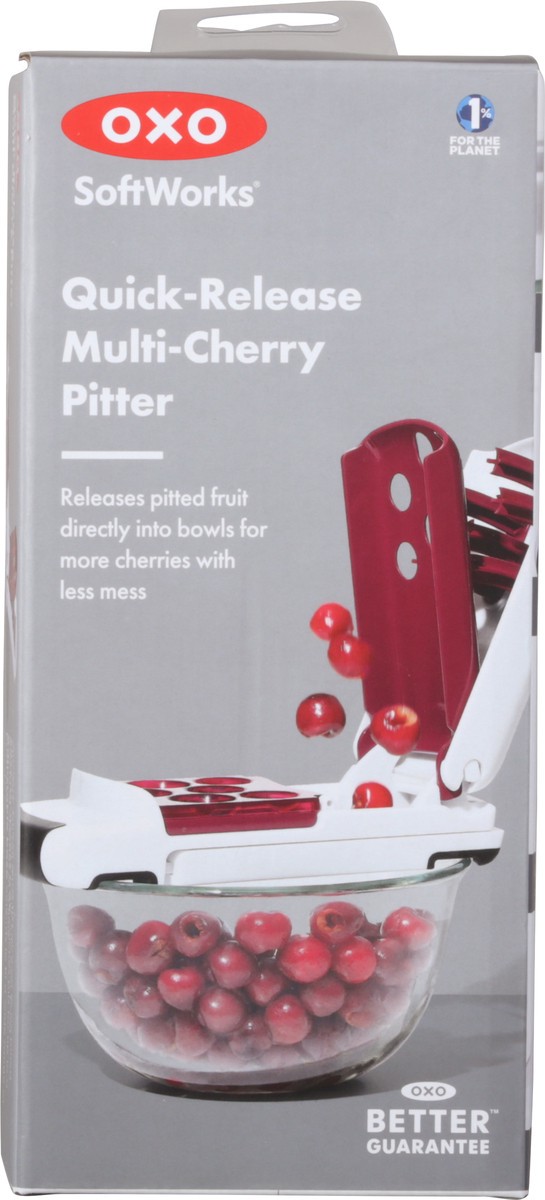 slide 9 of 9, Softworks Quick Release Multi-Cherry Pitter, 1 ct