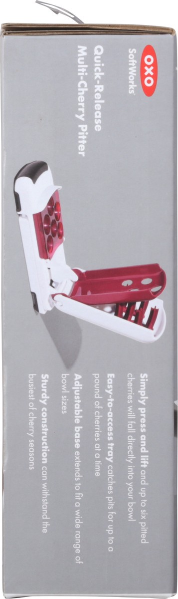 slide 3 of 9, Softworks Quick Release Multi-Cherry Pitter, 1 ct