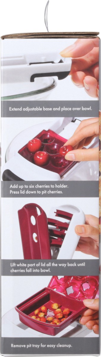 slide 2 of 9, Softworks Quick Release Multi-Cherry Pitter, 1 ct