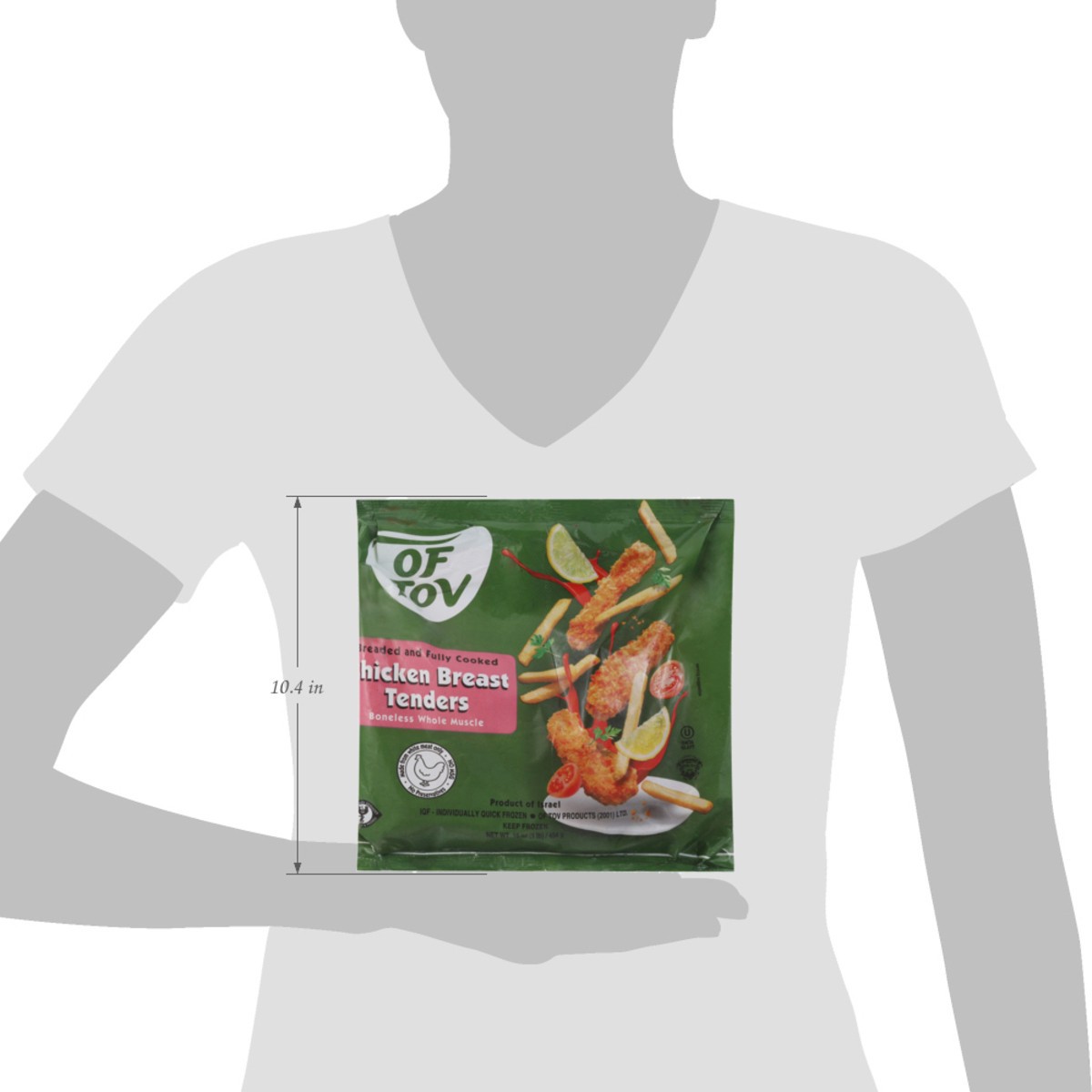 slide 5 of 14, Of Tov Breaded Chicken Breast Tenders, 16 oz