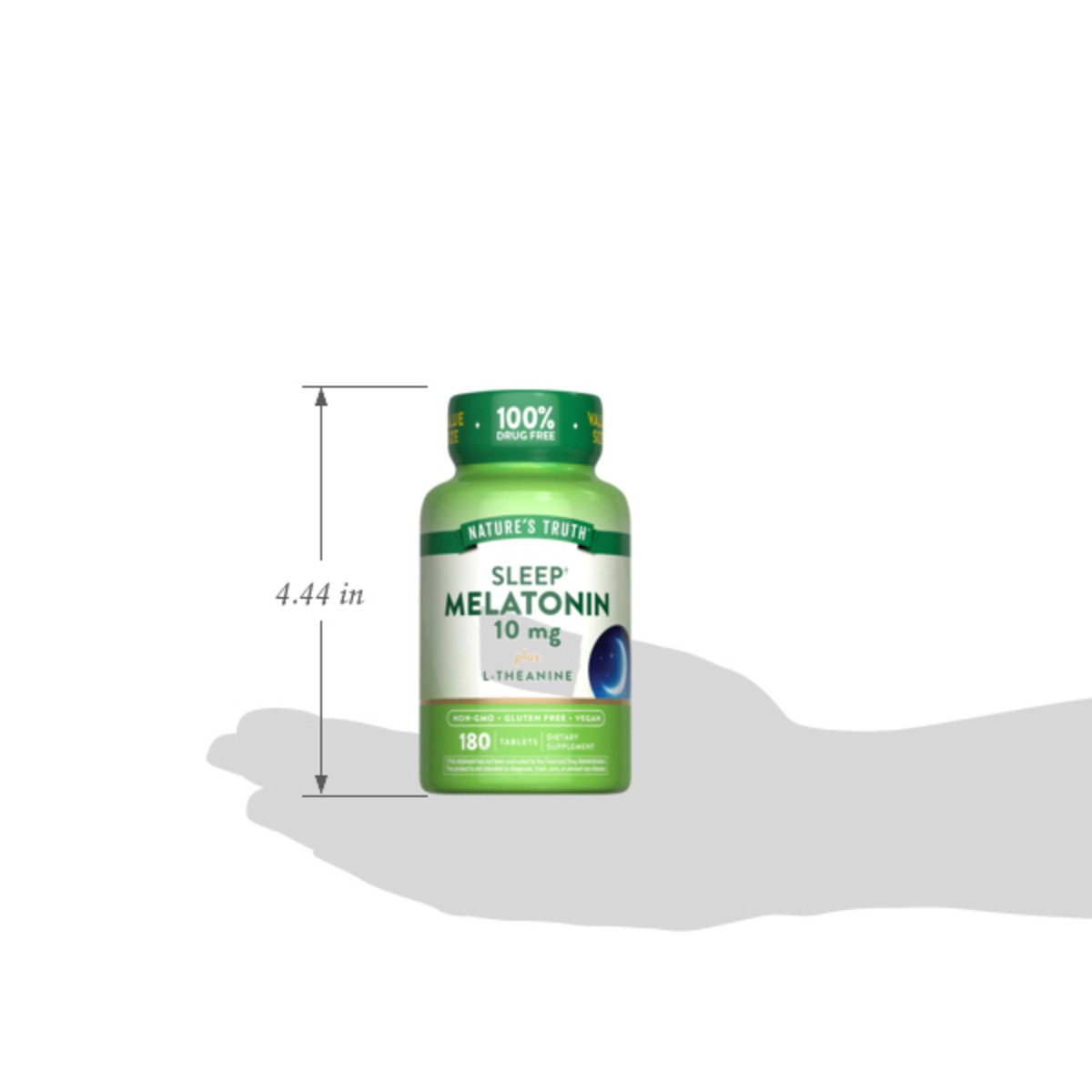 slide 7 of 10, Nature's Truth Melatonin Tablets, 180 ct