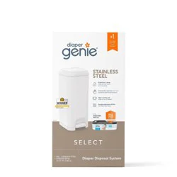 Diaper Genie Select Stainless Steel Diaper Disposable System 1 ea