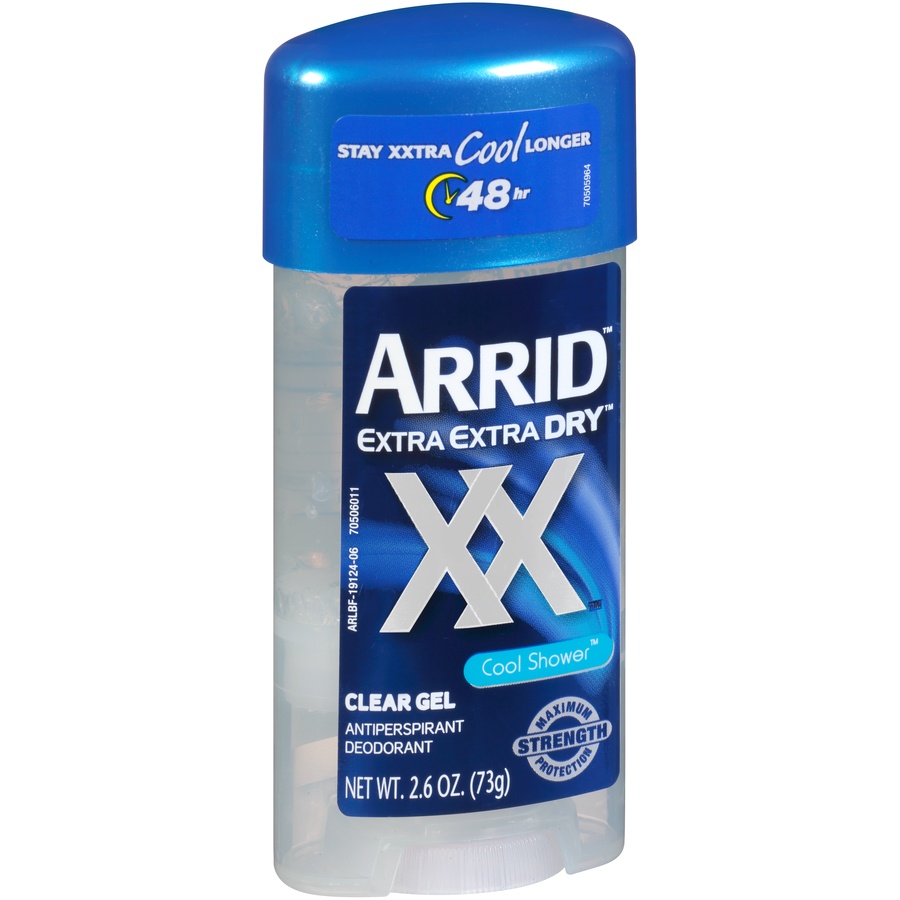 Arrid Extra Extra Dry XX Cool Shower Clear Gel Antiperspirant Deodorant 2.8 oz Shipt