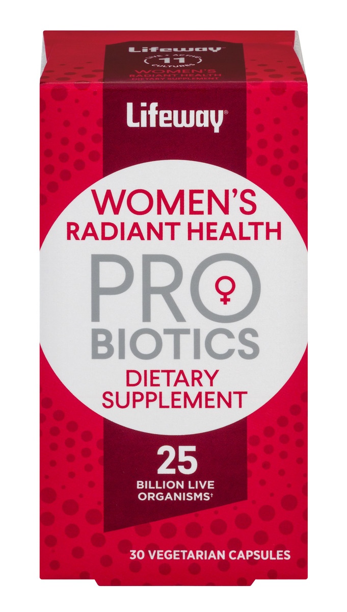 slide 1 of 1, Lifeway Women's Radiant Health Probiotic Capsules, 30 ct