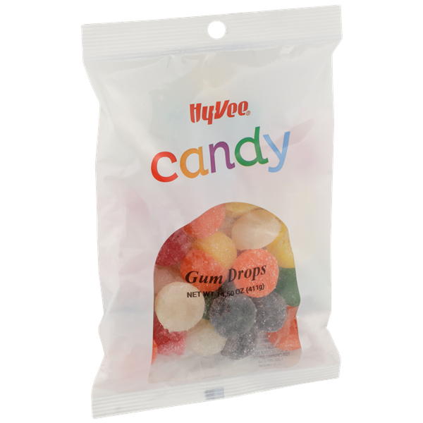 slide 1 of 1, Hy-vee Gum Drops Candy, 14.5 oz
