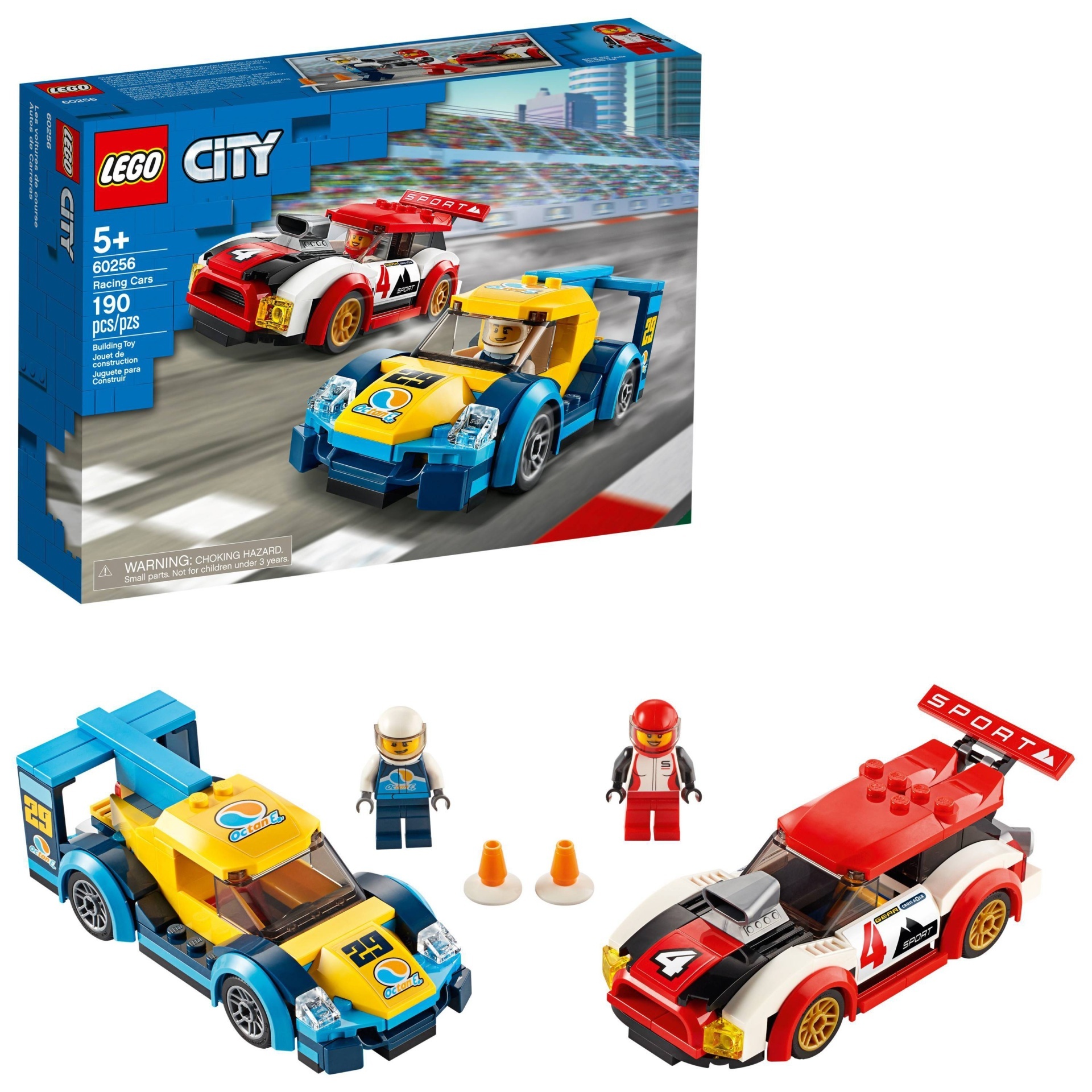 slide 1 of 7, LEGO City Racing Cars 60256 Building Set, 1 ct