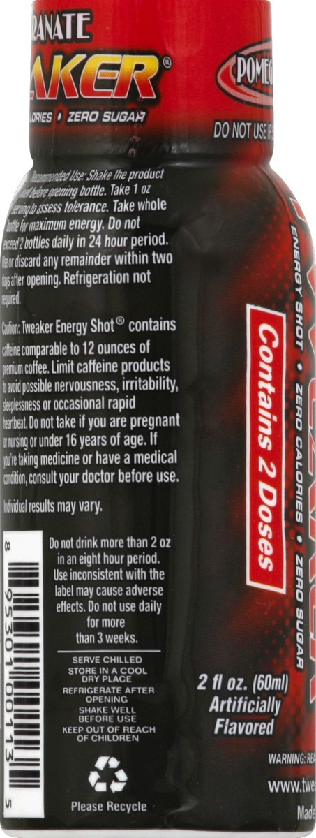 slide 5 of 6, Tweaker Pomegranate Energy Shot - 2 oz, 2 oz