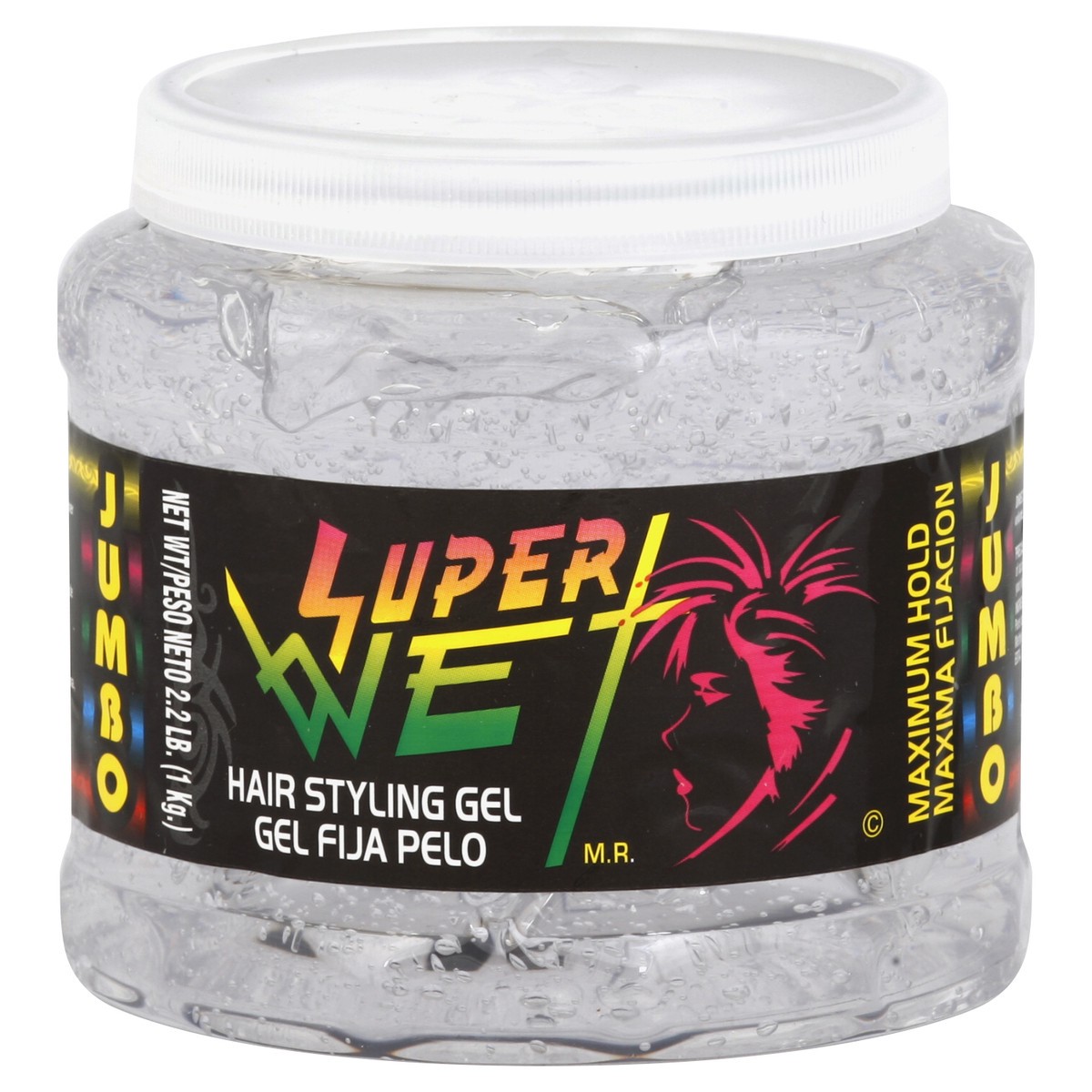 slide 3 of 5, Super Wet Plus Clear Styling Gel, 35.2 oz