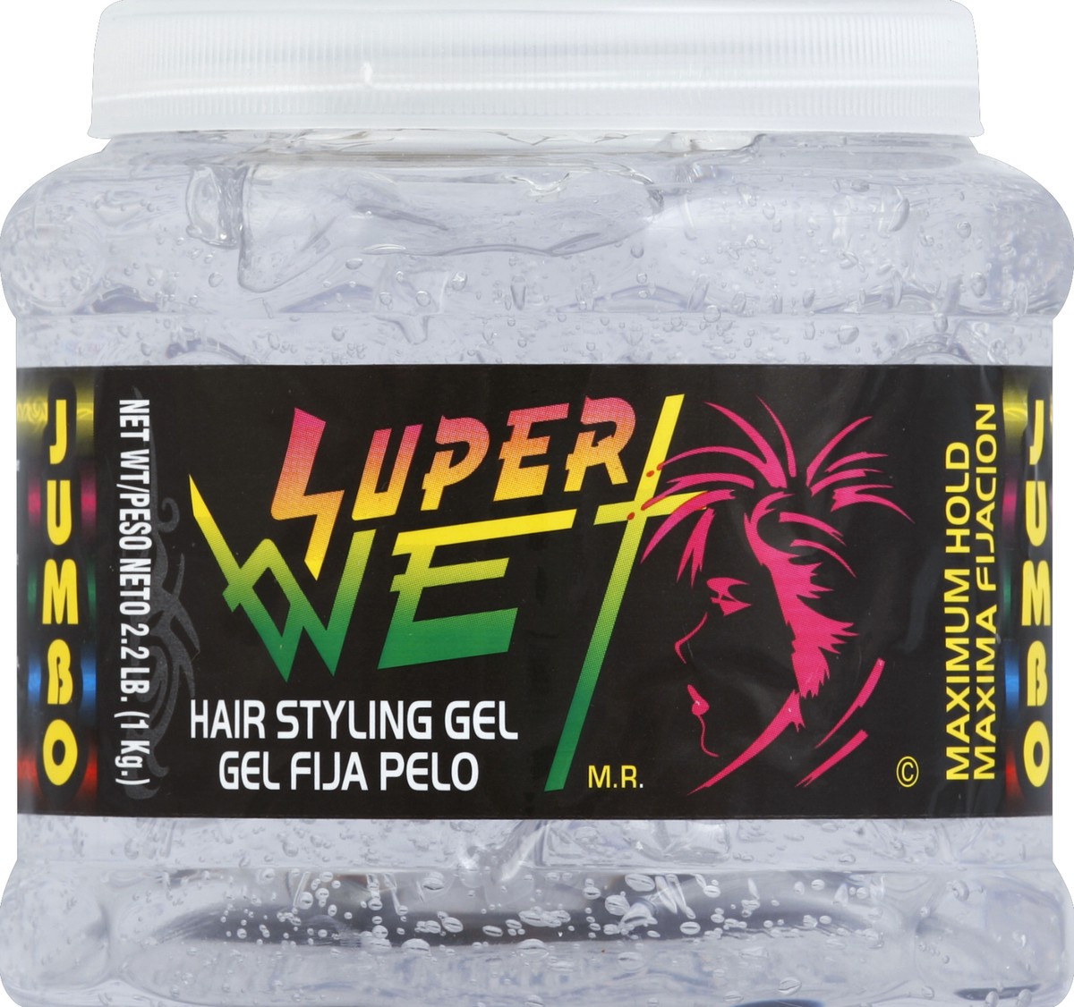 slide 1 of 5, Super Wet Plus Clear Styling Gel, 35.2 oz