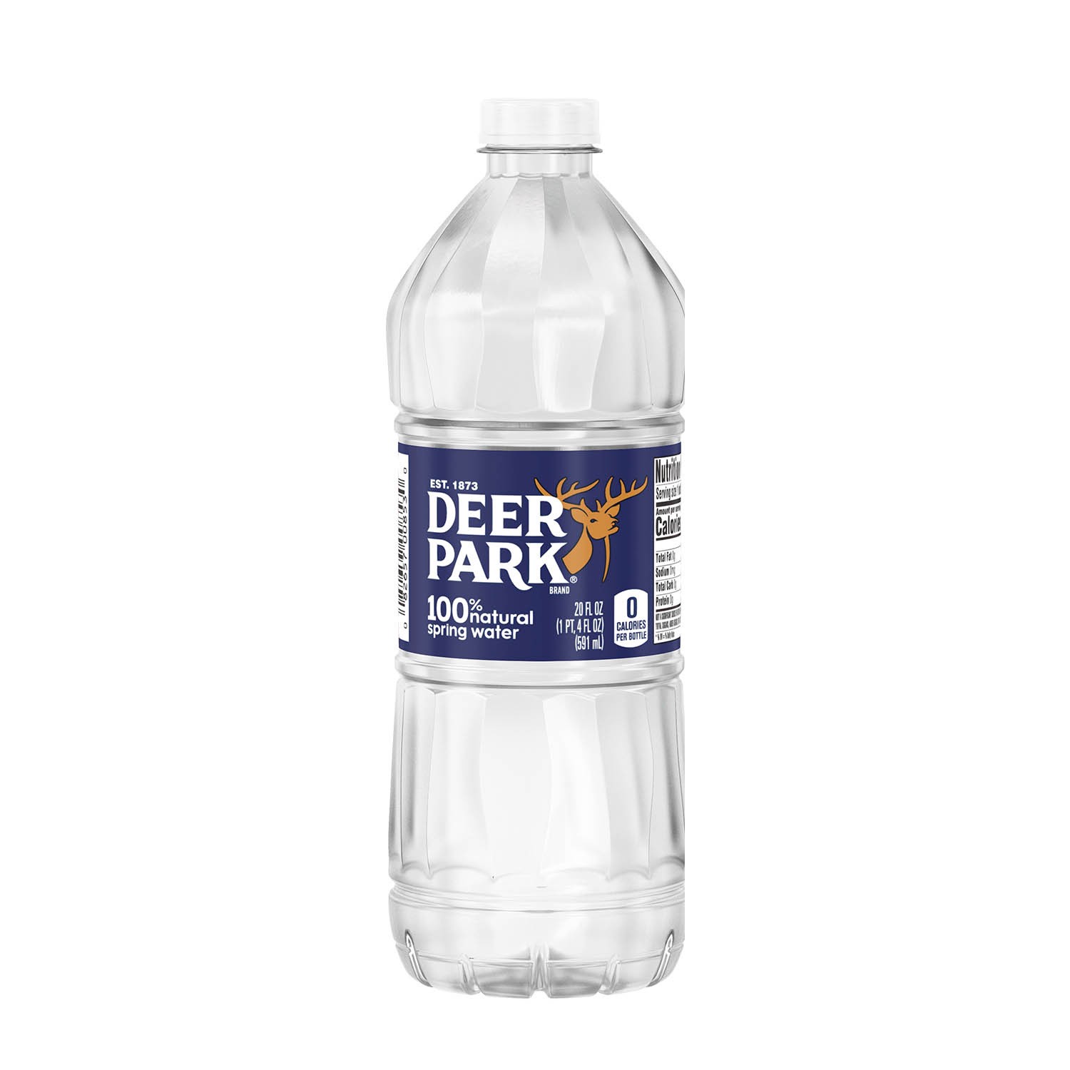 slide 1 of 4, DEER PARK Brand 100% Natural Spring Water, 20-ounce plastic bottle, 20 oz