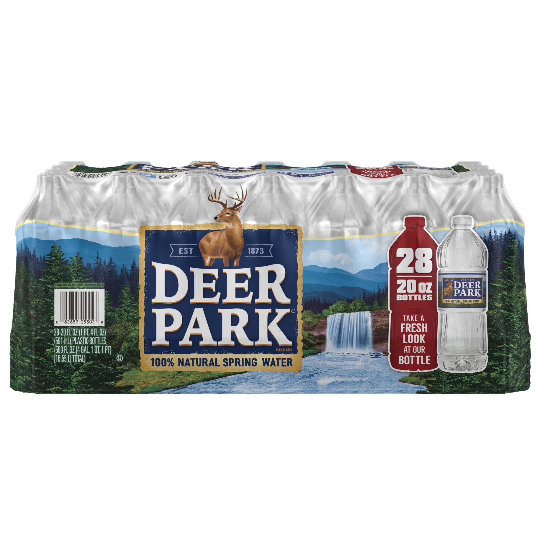 slide 1 of 2, Deer Park Spring Water, 28 ct; 20 fl oz