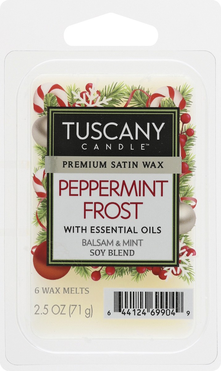 slide 1 of 7, Tuscany Candle Peppermint Frost Wax Melts 6 ea, 6 ct