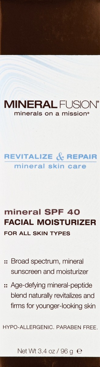 slide 1 of 5, Mineral Fusion Facial Moisturizer 3.4 oz, 3.4 oz