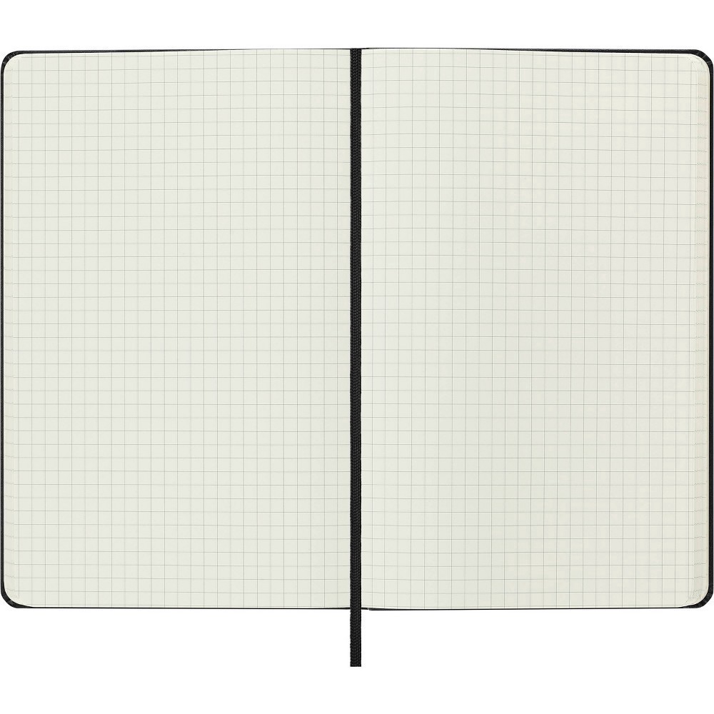 slide 6 of 6, Moleskine Classic Squared Hard Cover Notebook, Quadrille Ruled, Black, 240 ct; 5 in x 8 1/4 in