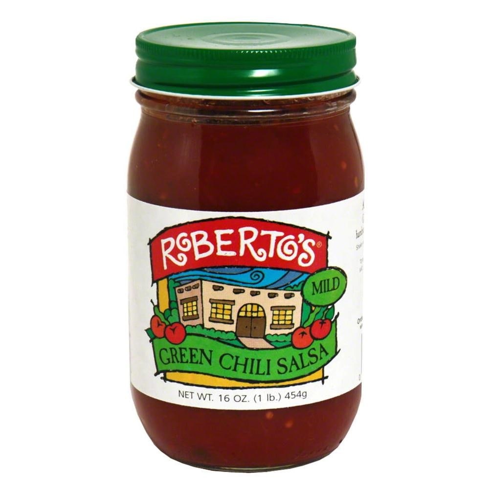 slide 1 of 1, Roberto's Mild Green Chile Salsa, 16 oz