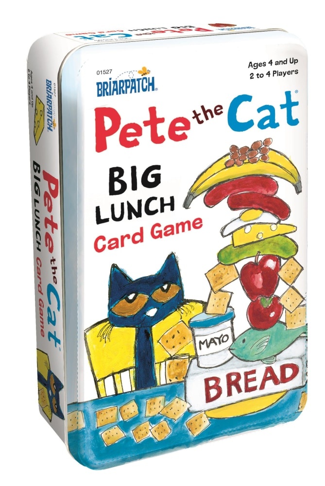 slide 1 of 1, University Games Pete The Cat Big Lunch Card Game Tin, 1 ct