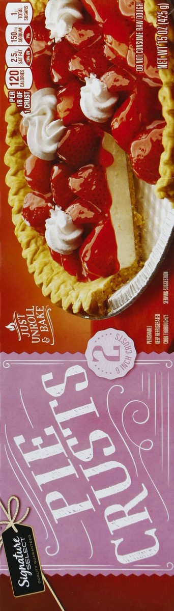 slide 4 of 5, Signature Kitchens Signature SELECT Pie Crusts 9 Inch 2 Count - 15 Oz, 2 ct
