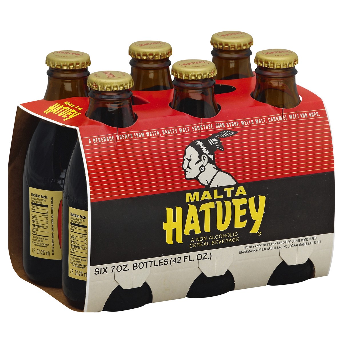 slide 5 of 5, Malta Hatuey Cereal Beverage 6 ea, 6 ct