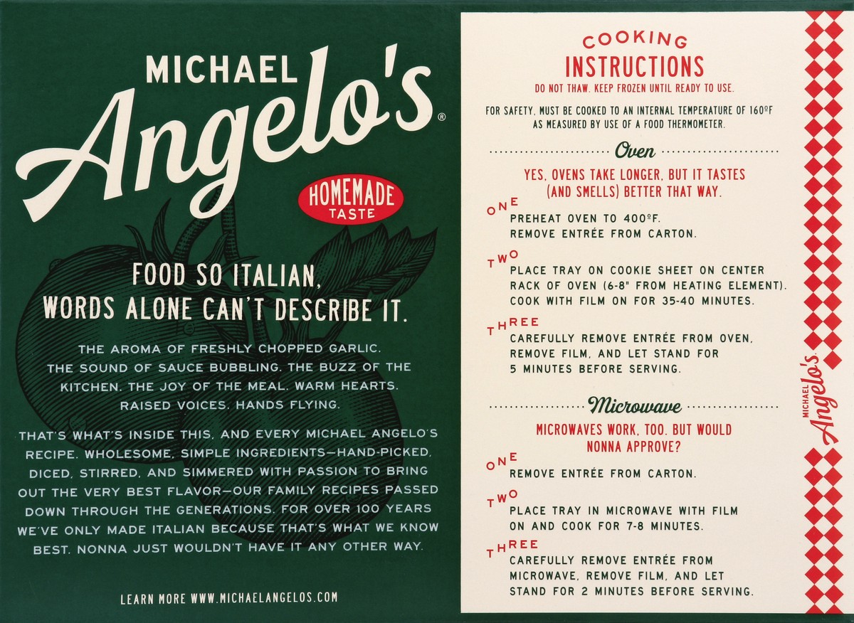 slide 2 of 8, Michael Angelo's Ziti 11 oz, 11 oz