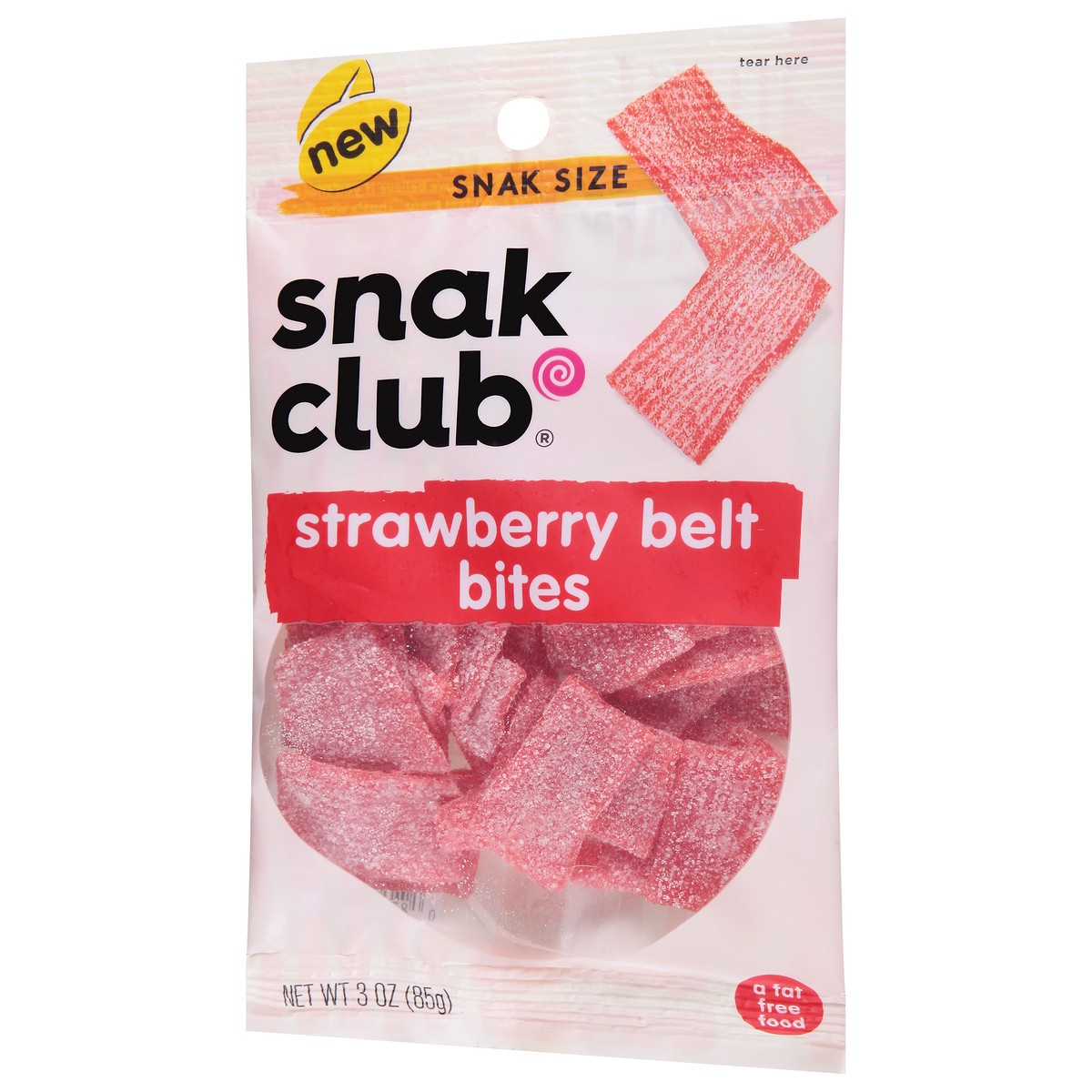 slide 4 of 13, CANDY DSD Strawberry Belts Snack Size, 1 ct