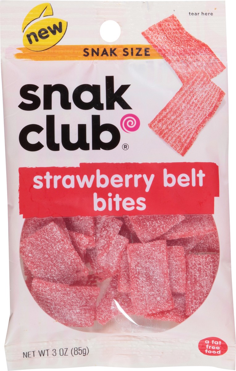 slide 10 of 13, CANDY DSD Strawberry Belts Snack Size, 1 ct