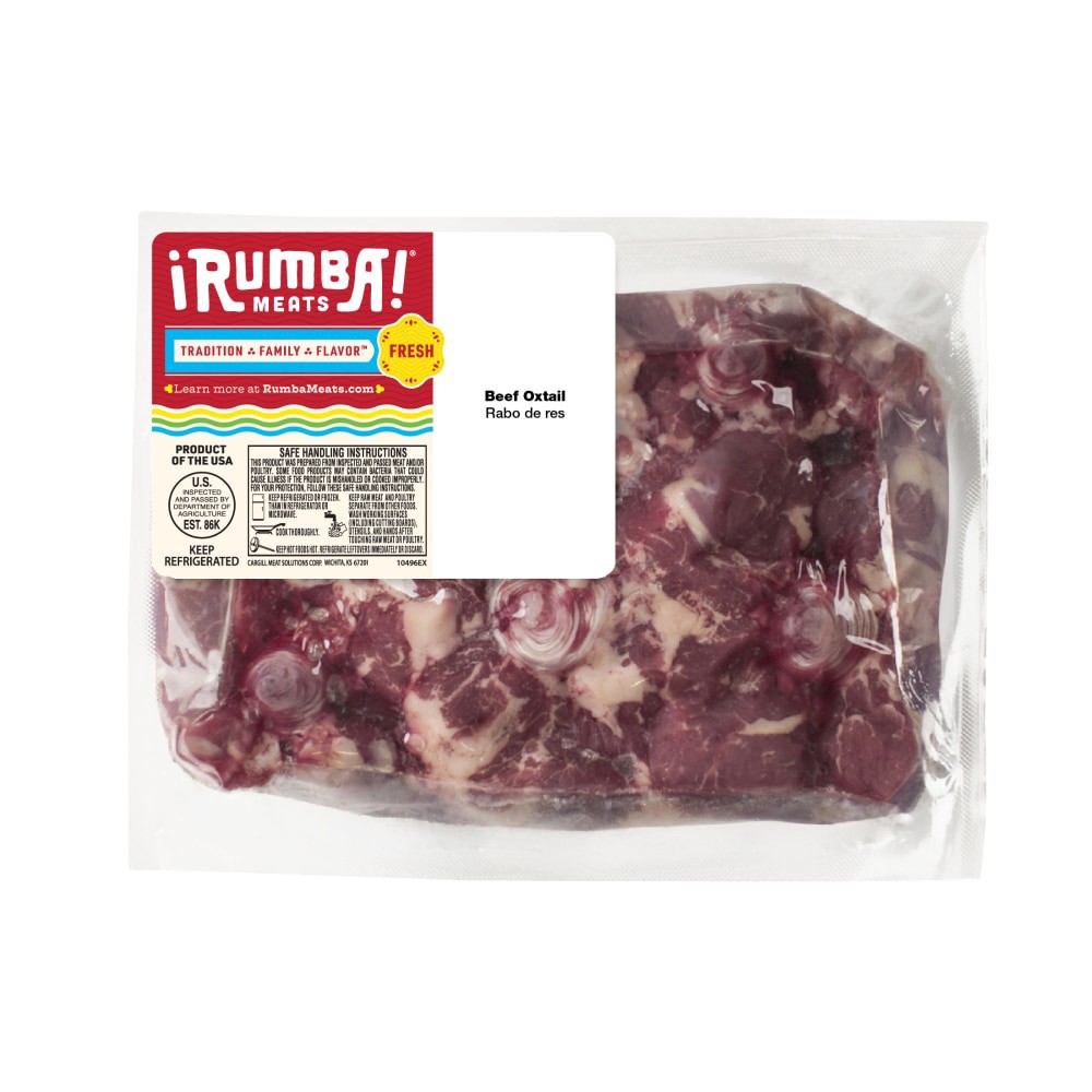 slide 1 of 6, Rumba Meats Beef Ox Tails, per lb