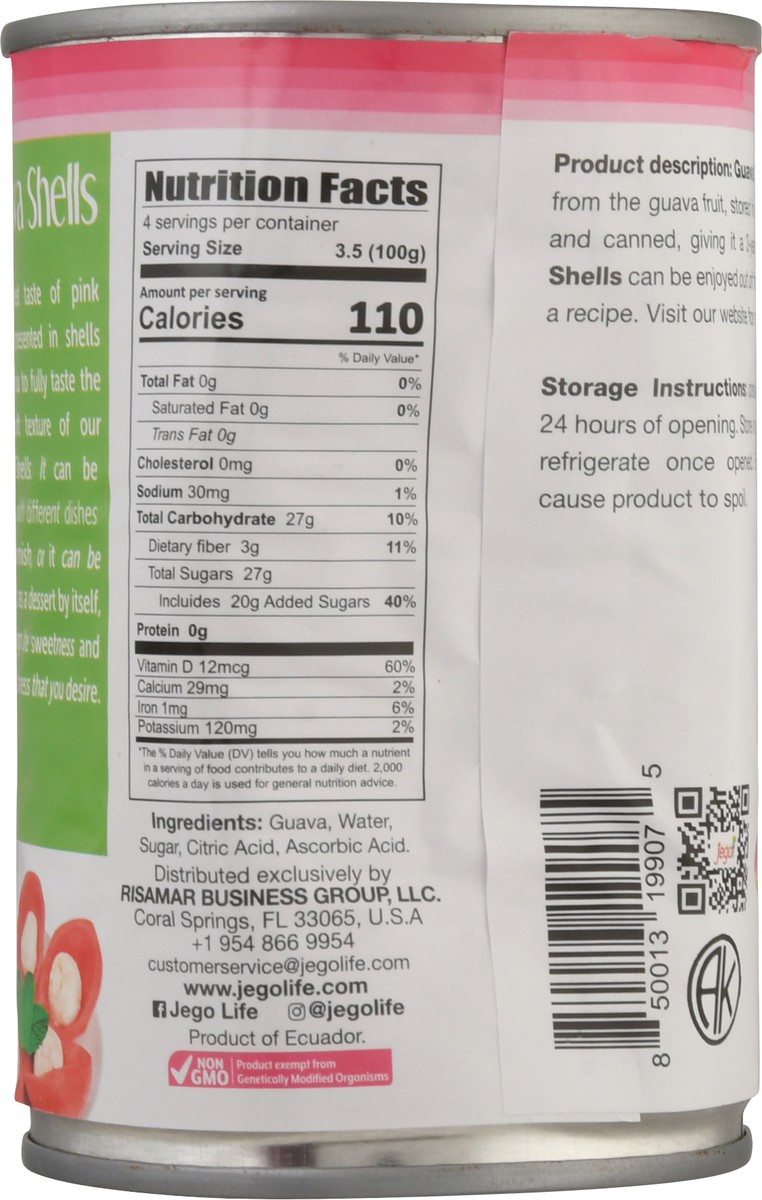 slide 4 of 14, Jego in Syrup Guava Shells 14 oz, 14 oz