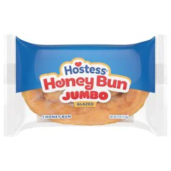 HOSTESS Jumbo Glazed Honey Bun, Single Serve, 4.75 oz