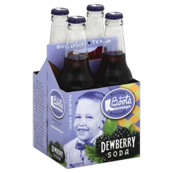 Boots Beverages Soda, Dewberry - 4 ct