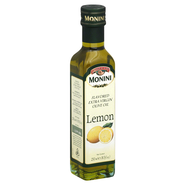 slide 1 of 1, Monini Lemon Flavored Extra Virgin Olive Oil, 8.5 oz