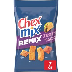 Chex Mix Snack Mix, Remix Zesty Taco, Snack Bag, 7 oz