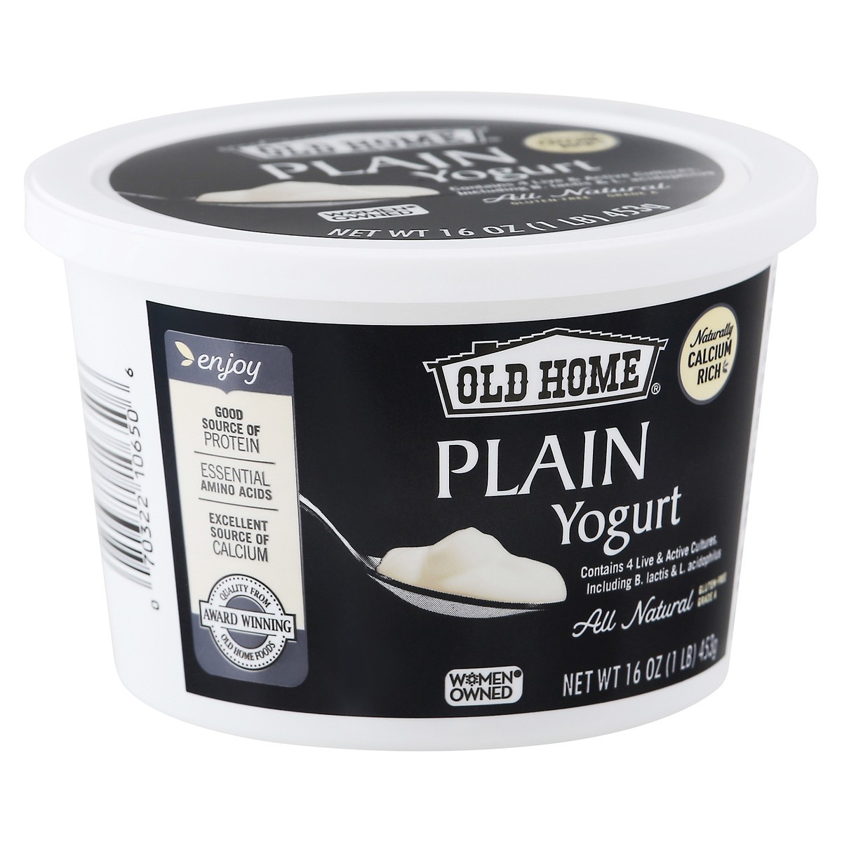 slide 11 of 14, Old Home Plain Yogurt - 16 oz, 16 oz