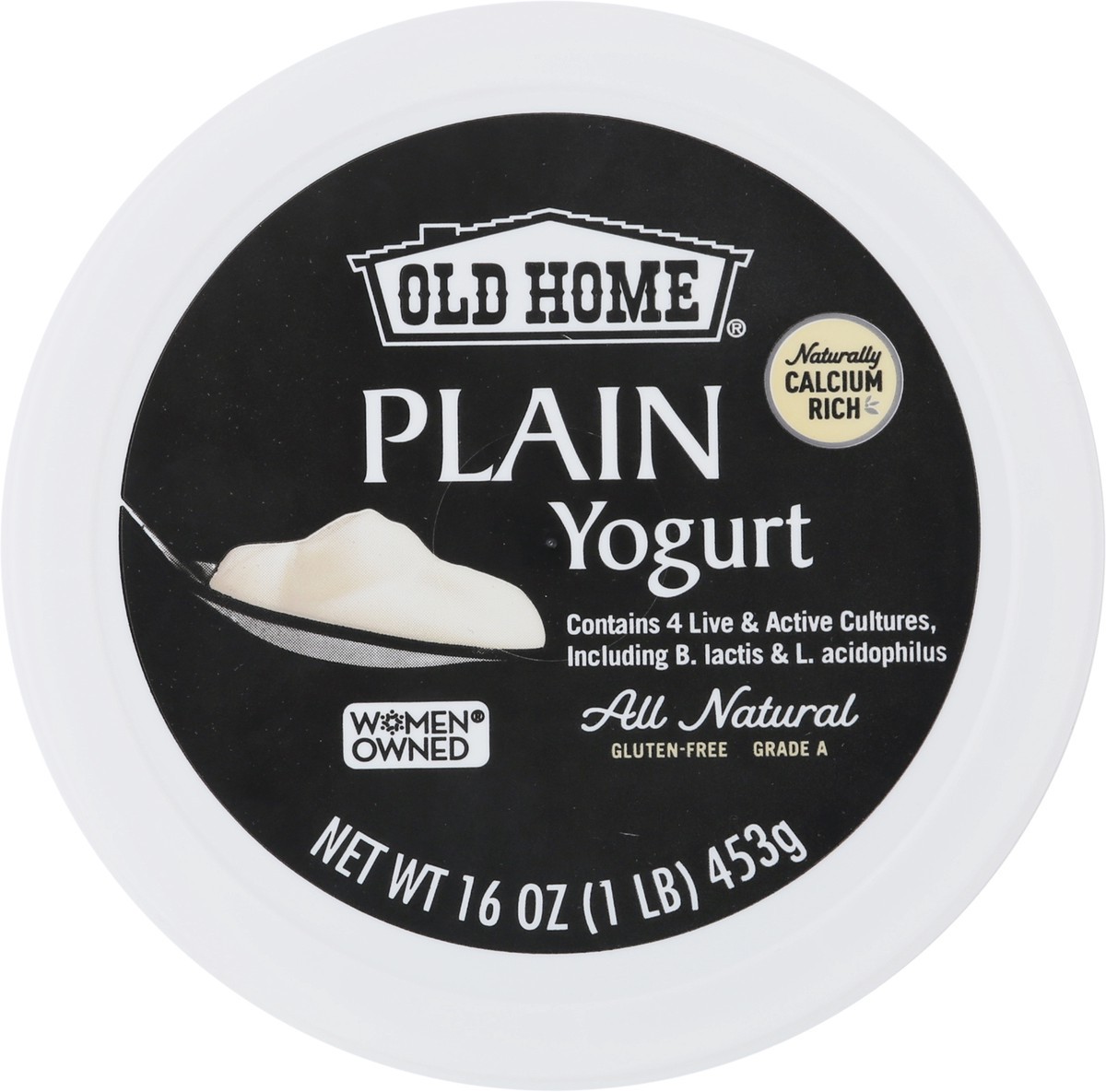 slide 4 of 14, Old Home Plain Yogurt - 16 oz, 16 oz
