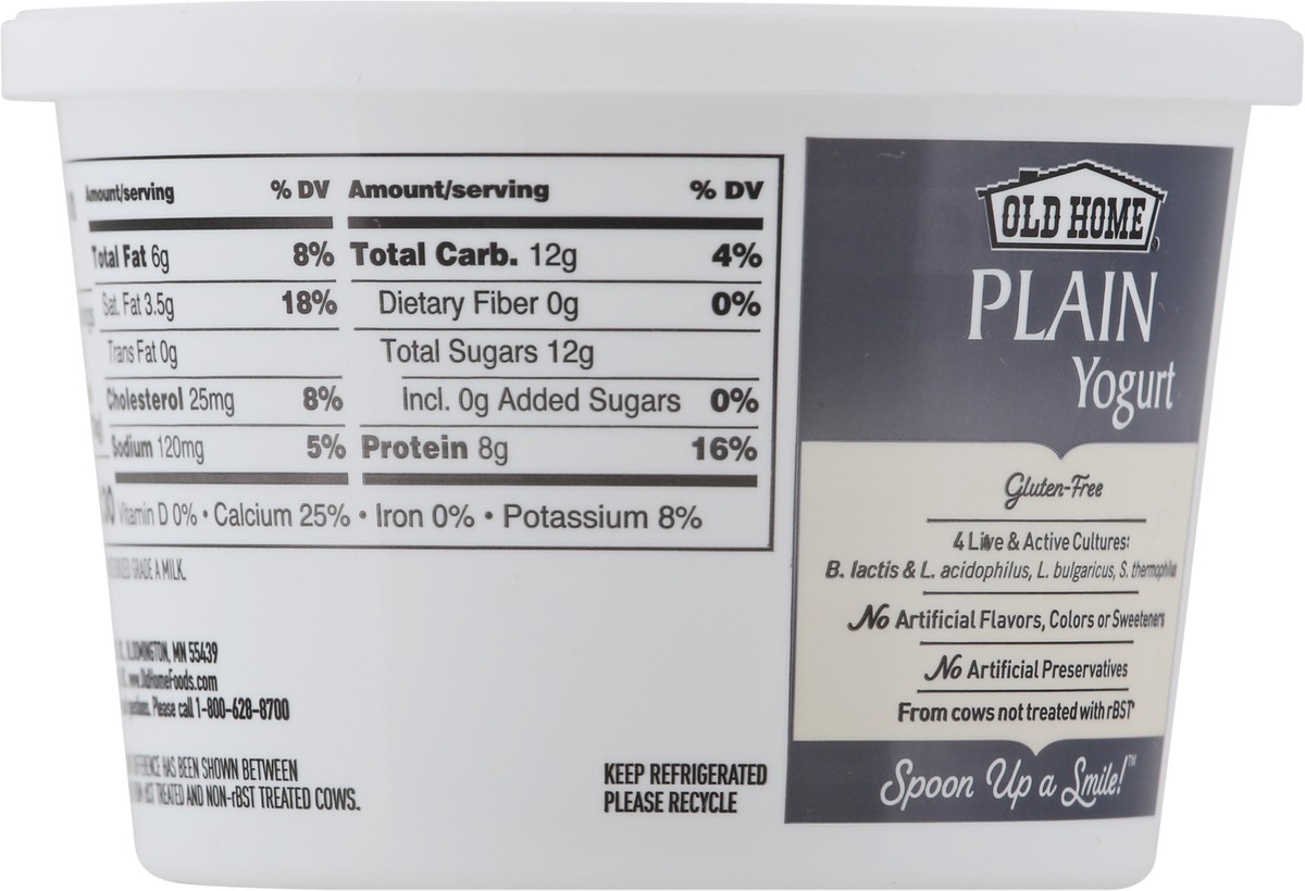 slide 2 of 14, Old Home Plain Yogurt - 16 oz, 16 oz