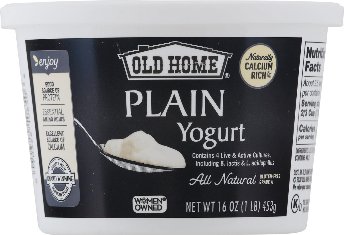 slide 8 of 14, Old Home Plain Yogurt - 16 oz, 16 oz